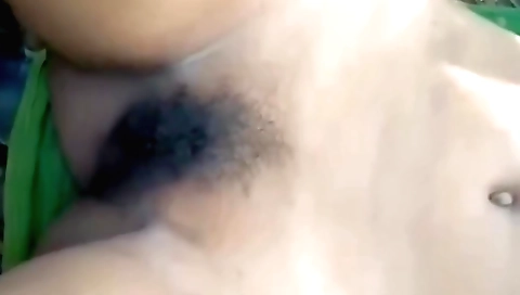 Indian teen with hairy pussy gets fucked in the jungle