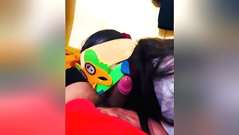 Indian brunette girl is getting fucked on the couch
