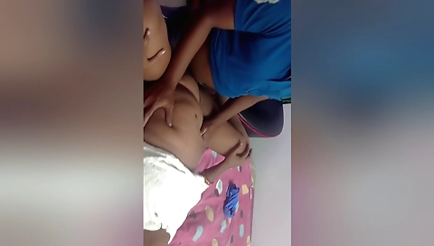 Indian woman in a sexy outfit has sex with devar bhabhi