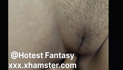 Indian guy has a hairy pussy and sucks in POV video