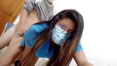 Indian hottie with a sexy body gets fucked in the office