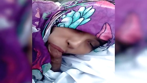 Indian wife in hot car with husband and his husband