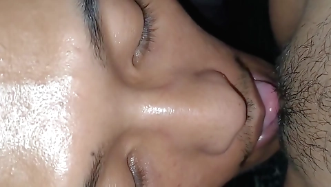 Indian brunette with a nice body and a large belly