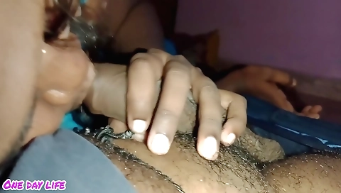 Indian Ghost Girl Frantically Sucking Her Husbands Cock