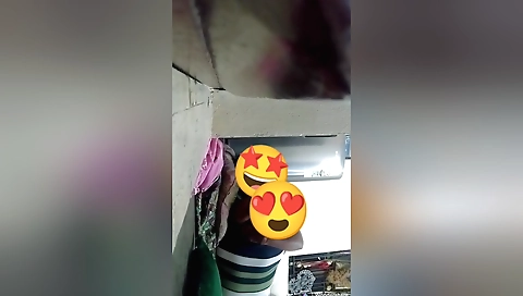 Amazing indian amateur video clip with a busty brunette