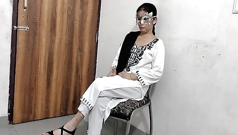 Busty brunette with a nice facial is giving a great blow job