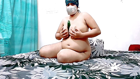 Amateur Muslim beauty creampie in homemade solo vid