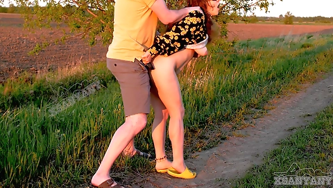 Indian teen gets a hard blowjob and rode a dick in the sun