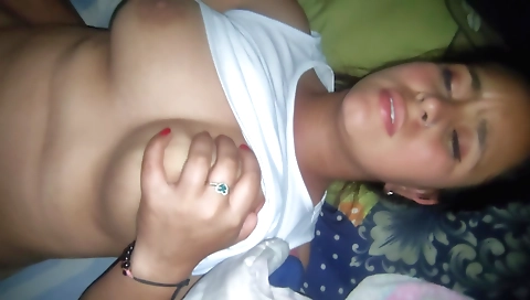 Indian amateur beauty shows off her amazing big tits