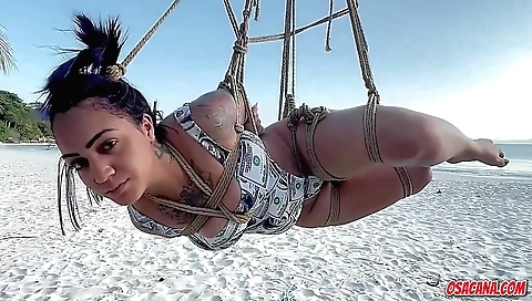 Girl is a sexy outdoors solo video with a hot body