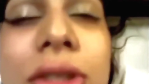 Hot indian brunette gets her mouth and pussy fucked