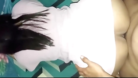 Hot amateur brunette girl with a lovely ass and a shaved pussy 1