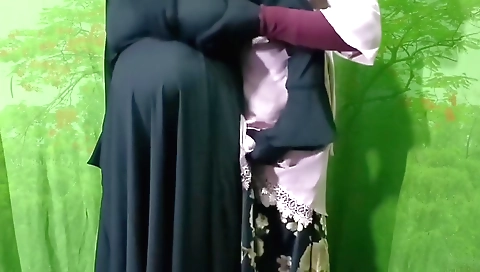 Indian amateur sex video with a sweet stepdaughter doggy