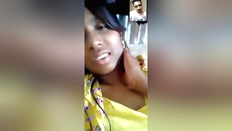 Brunette girl shows her natural curves in this solo video