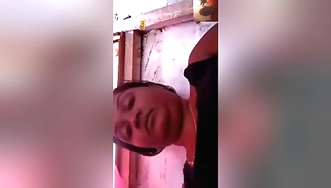 Horny brunette 18+ amateur brunette showing off her body