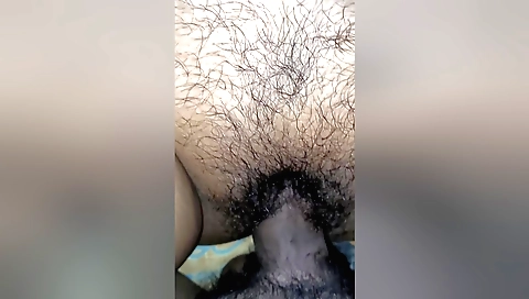 Indian milf has hairy pussy and cunt fucked by boyfriend