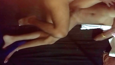 Slutty brunette plays with her boyfriend's doggystyle