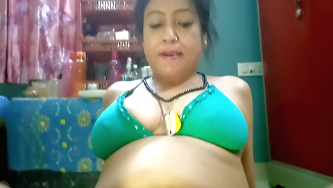 Indian girl with large boobs gets her pussy fucked