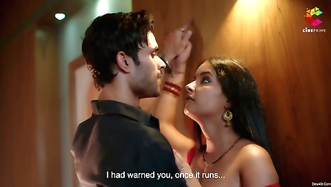 Big tit brunette with a nice ass is in a porn movie