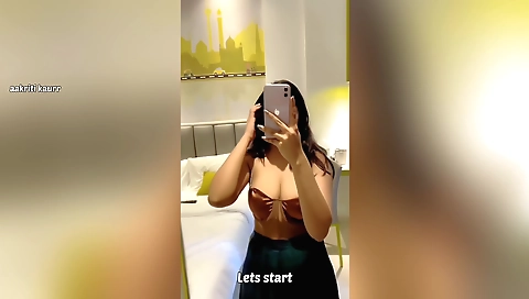 Step fantasy video showing a hot brunette stepsister shared her room