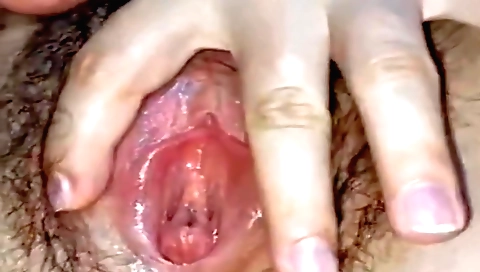 Hairy teen in amateur solo video shows off her nice body