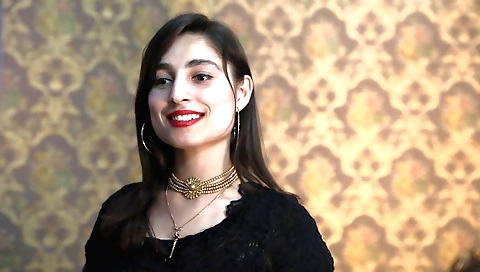 Hairy indian girl masturbates and loves the sound of the moaning