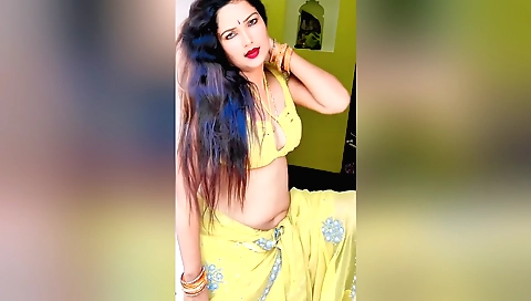 Sexy indian teen teacher enjoys a solo film with her student