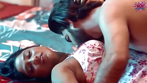 Indian babe 18+ amateur video with herself and a dude