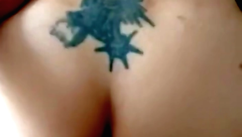 Man fucks a tattooed blonde while she is sucking his cock