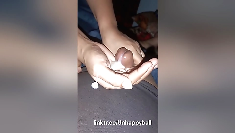 Indian teen gets a blowjob and her pussy filled with cum