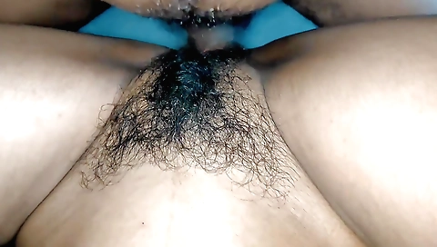 Indian teen 18+ in white bikini and black panties gets on her knees