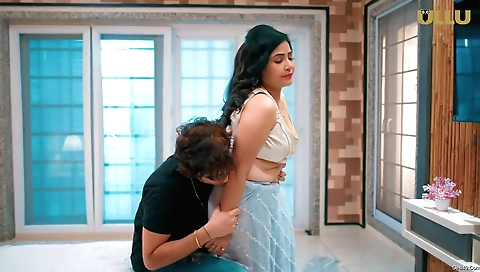 Hottie gets into a big boner in a hot interracial threesome