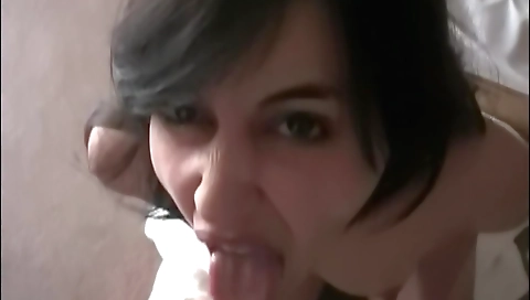 Sexy teen 18+ brunette girl in a hotel room 18+ 18+ pov