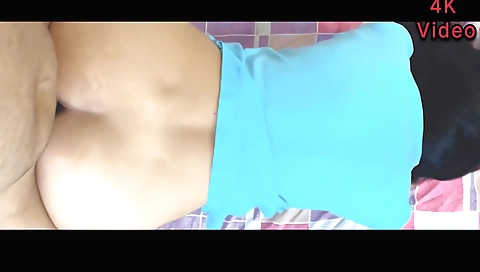 Indian brunette amateur porn video with a hairy cunt