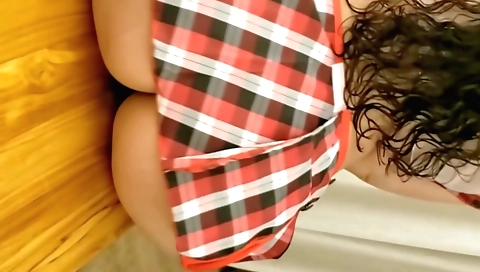 Big boob milf teacher is giving a massage to a horny pupil