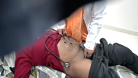 Indian doctor sex with his patient in front of the camera