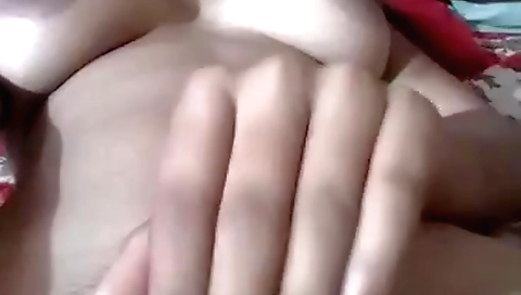 Amateur hairy indian girl shows off her hairy pussy