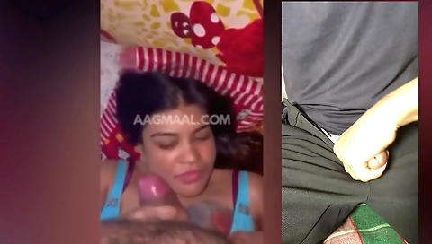 Indian brunette with big boobs gets fucked by a guy