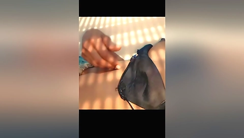 Solo female masturbation with a hot girl in a video