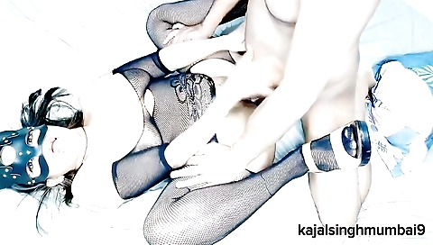 Sexy indian brunette with big tits and ass in a private video