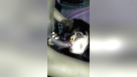 Brunette webcam amateur video with a dick inside her