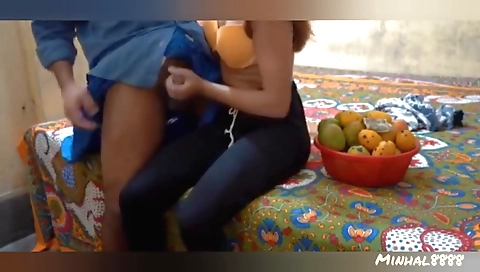 Gorgeous brunette is getting fingered in her sexy outfit