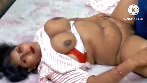 Chubby amateur babe with huge tits shows off her body