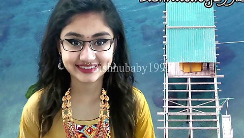 A horny babe with a sexy body and a sexy body licks her tight pussy