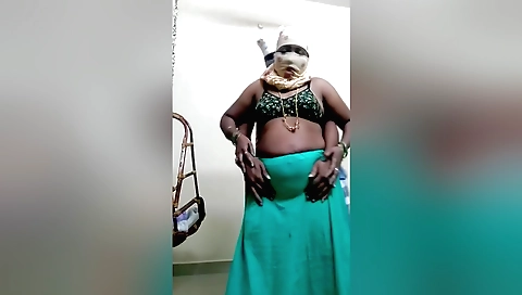 Indian whore cheating on her husband with her friend