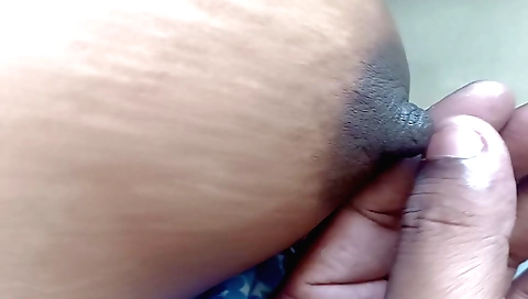 Indian girl with large breasts shows off some of her tits