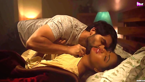 Lucky babe gets fucked in bed and gets fucked in the shower