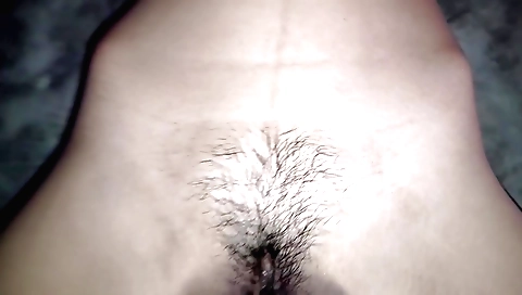 Indian teen babe is a great sex babe and her hairy body is shaved