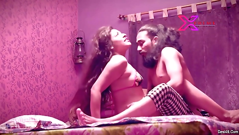 Busty milf enjoys a nice and hard sex with her lover