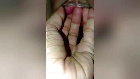 Indian brunette gives a blowjob and gets a blowbroke from my dick